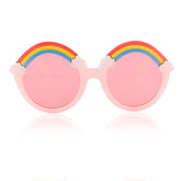 Kids Sunglasses Stylish and Compact Kids Eyewear for Summer (Pink)